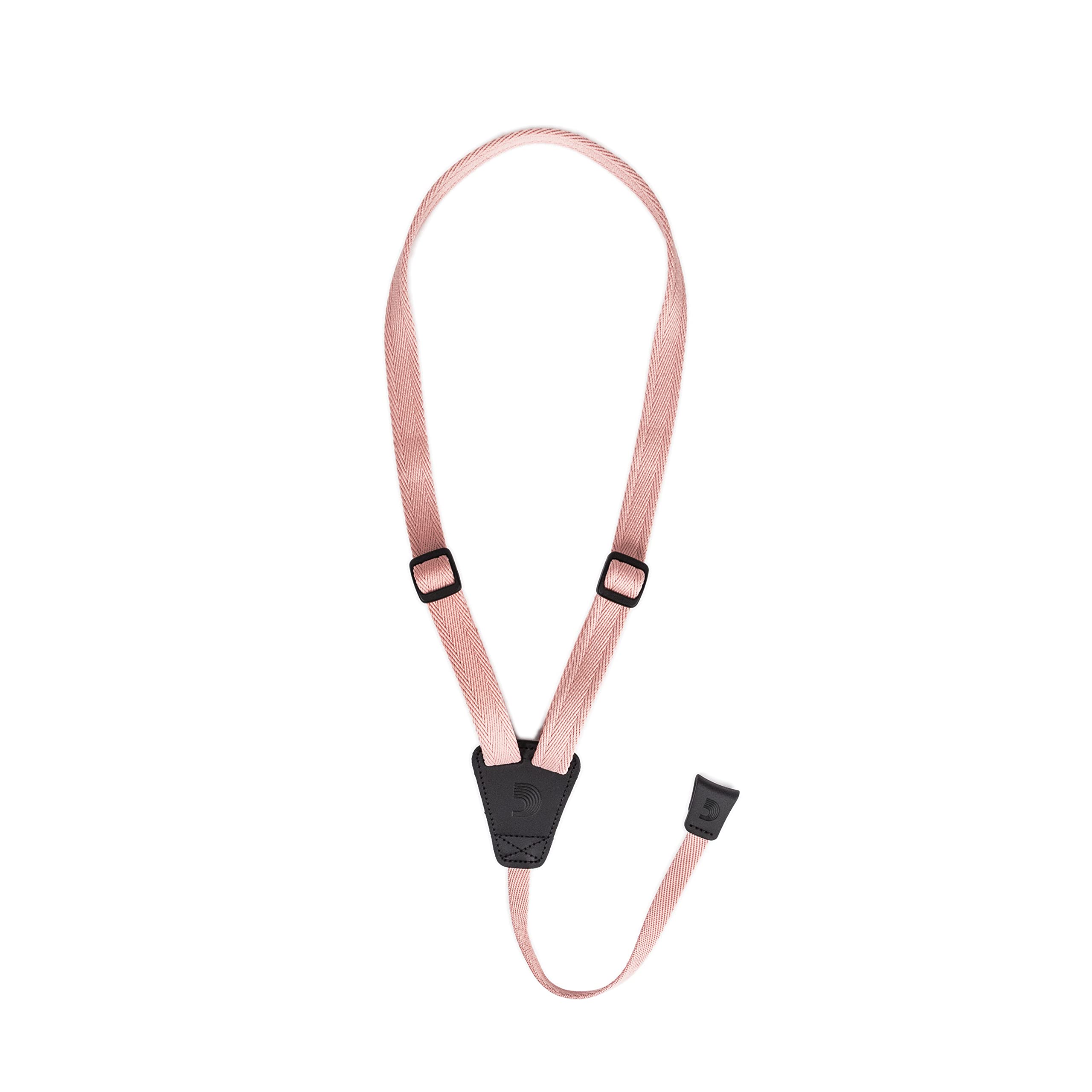 Eco-Comfort Ukulele Strap, Coral, by D'Addario