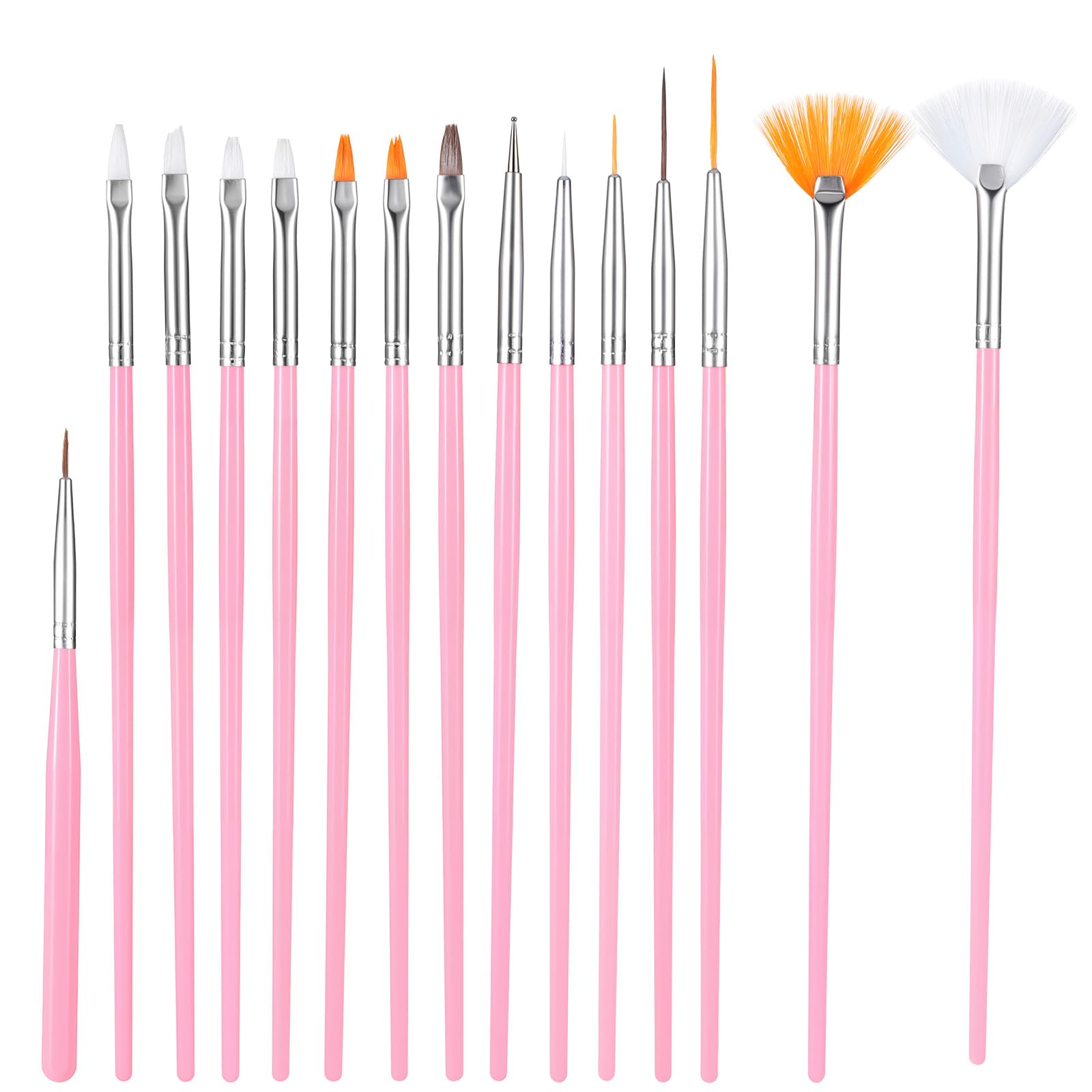 Photo 1 of  Pastry Painting Brushes Cake Decorating Brushes Food Safe Cake Paint-Brushes Pink Fondant Sugar Cookie Painting-Brushes Supplies Multiple Function Fondant Brush for Baking