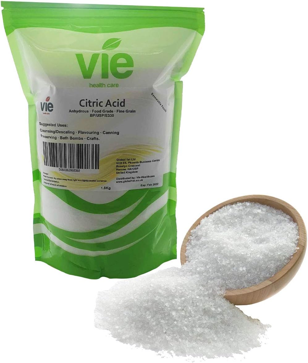 VIE Citric Acid, Pure Premium Quality, 1.5Kg, 1.5 kg (Pack of 1) - Image 3