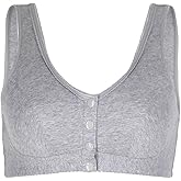 Sibrawom Mastectomy Bra with Pockets for Women Silicone Breast Prosthesis Everyday Bra Women