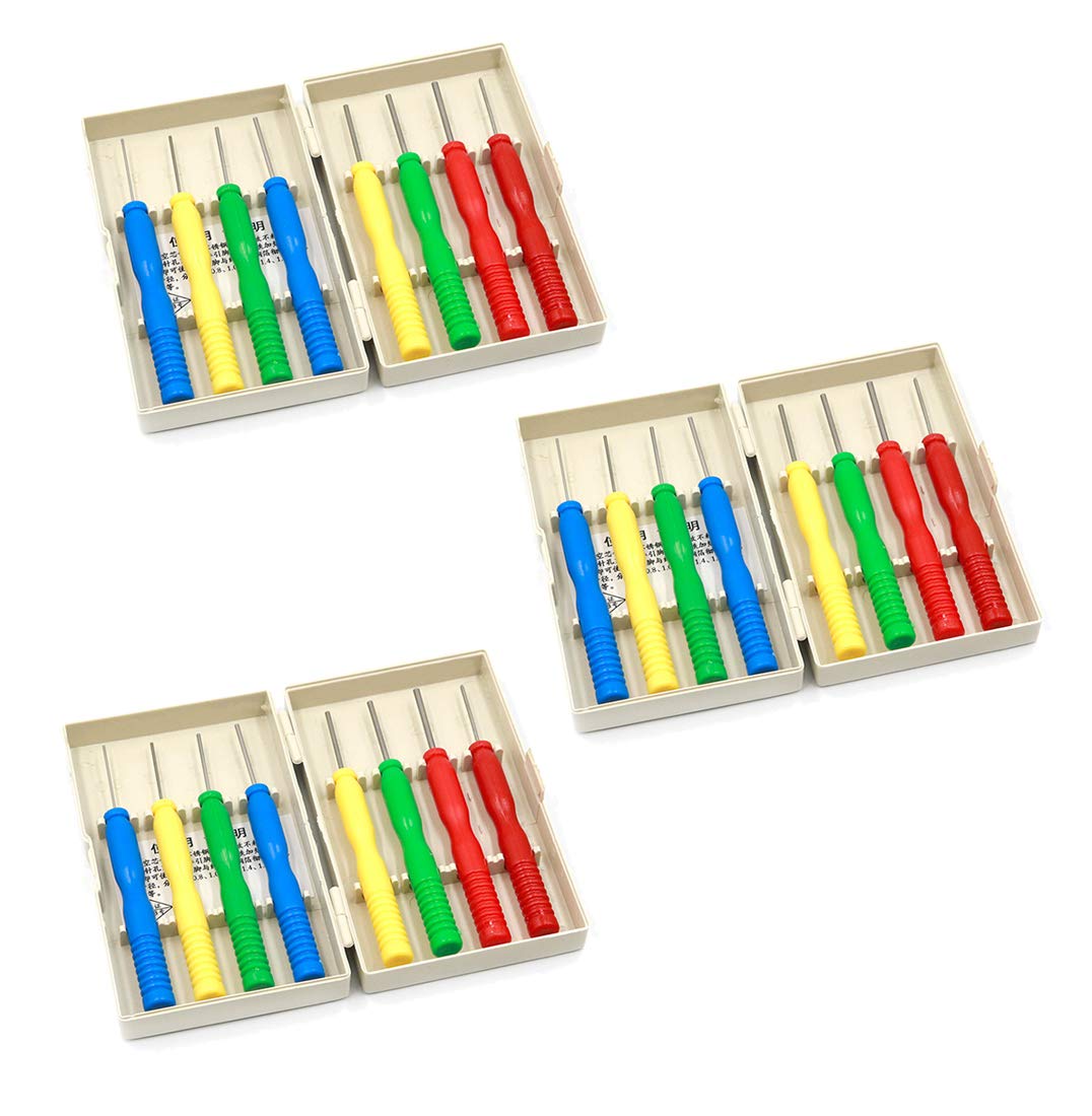 HiLetgo 3 Lot Mixed Stainless Steel Non-stick Tin Hollow Core Needle Kits for Soldering Assist Accessories