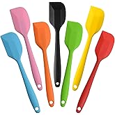 Silicone Spatula,11 inch Non-stick Spatulas with Stainless Steel Core,Heat Resistant, Food Grade Silicone, One Piece Design,D