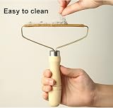 jiuhao Lint Remover Carpet Hair Scraper Copper Head Wooden Handle view 6