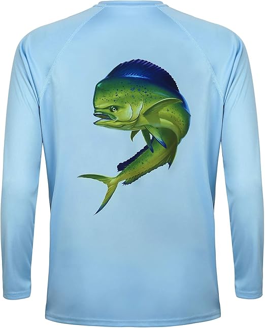 Amazon Com Hde Performance Fishing Shirts For Men Long Sleeve Upf 50 Sun Protection Quick Dry Outdoor T Shirt Clothing
