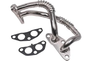 DICMIC Engine Oil Cooler Hose Line Lower Pipe Assembly with Gasket Compatible with 2007-2016 Lexus RX350 RX450h Toyota Highlander Sienna Venza Replace# ‎625-022, 1576731010