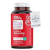 A dose of Recovery | Made in USA | USDA | Hydration Support for Better Morning Care Asian Flush | Dihydromyricetin DHM, Quercetin, Vitamin B, Milk Thistle, Prickly Pear, | (45 Pills)