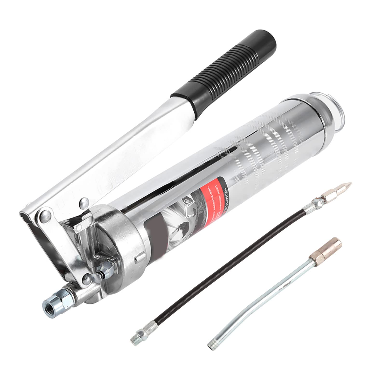 Air Grease Gun 400CC Steel High Pressure Pneumatic Greaser Gun Cartridge Greasing Manual Tool