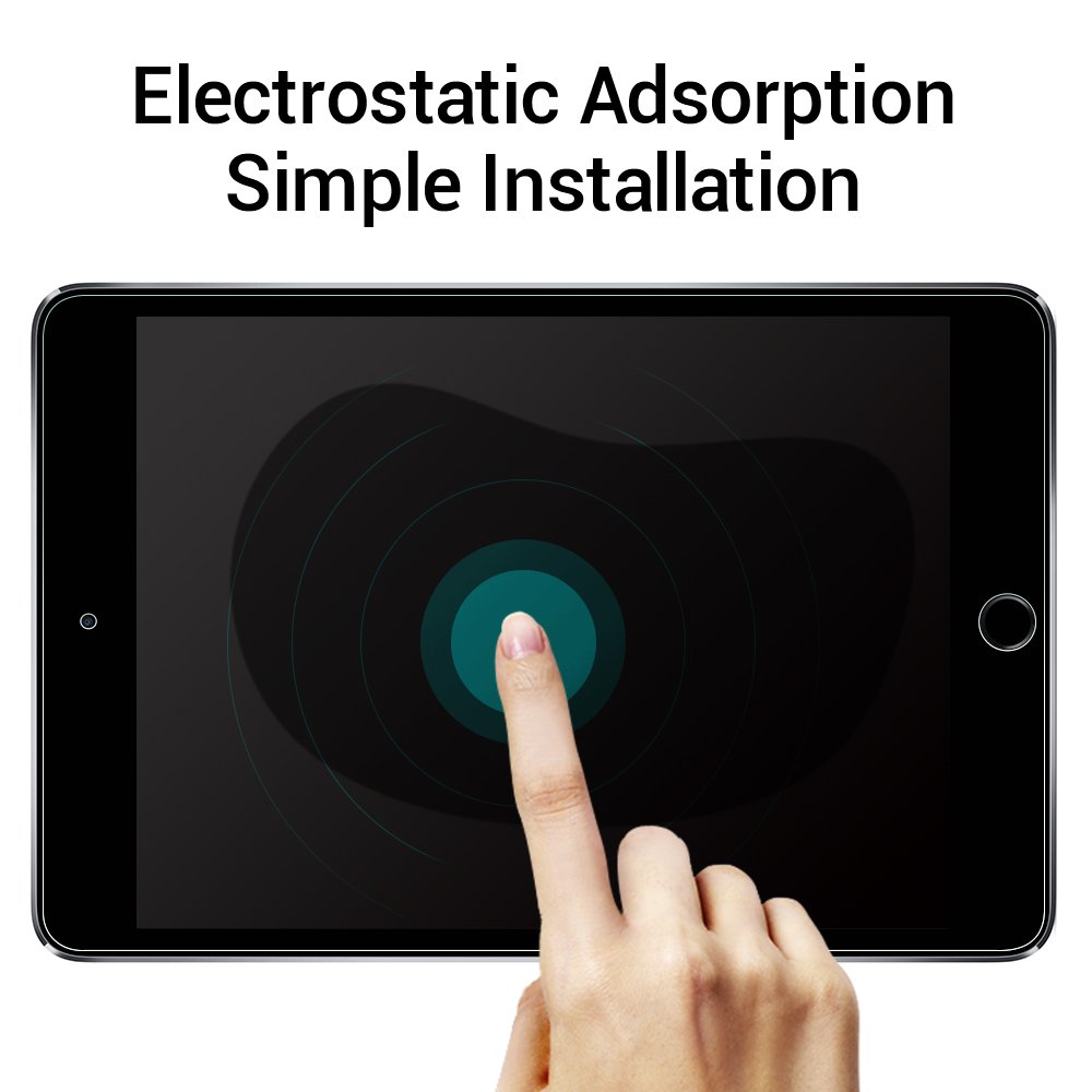 iPad Mini 4 Glass Screen Protector, WengTech 9H Hardness Scratch-Resistant Anti-Fingerprint Tempered Glass Screen Protector for iPad Mini 4