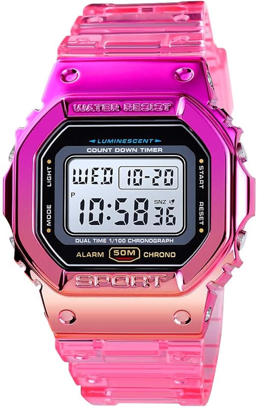 colorful digital watches