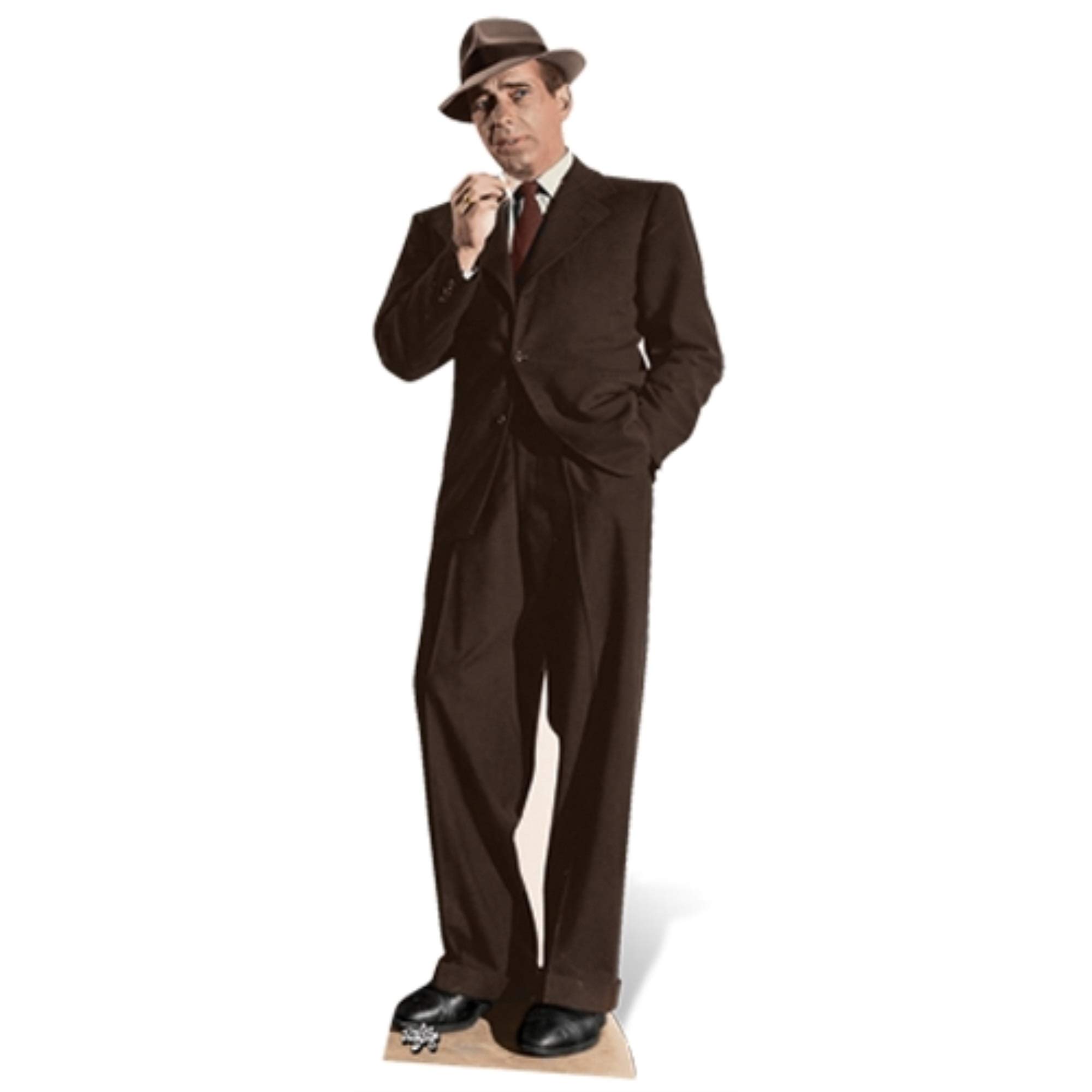Photo 1 of (FAIR) Star Cutouts, Humphrey Bogart, Cardboard Cutout Stand-Up, Celebrity Life-Size Stand-In - 74" x 24"