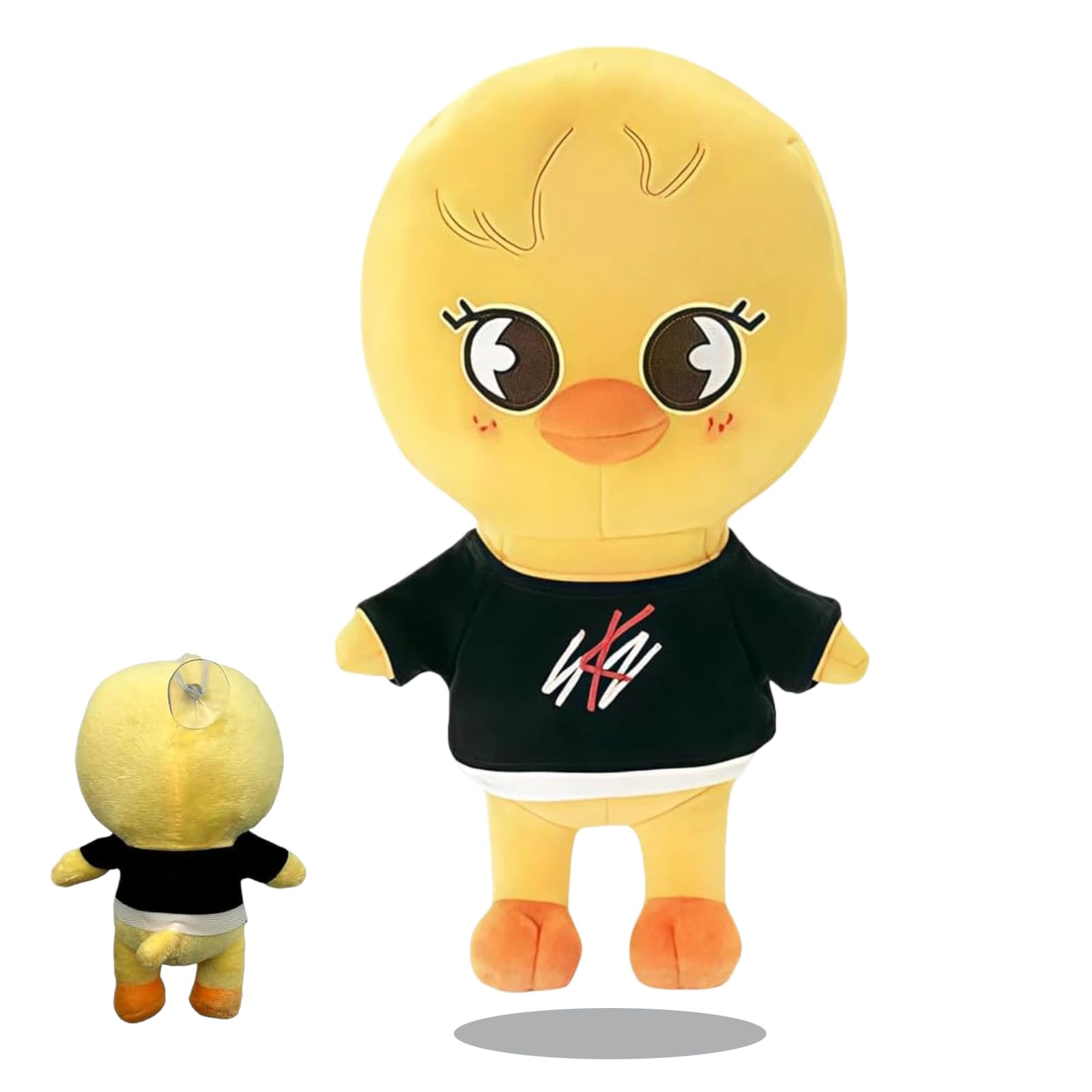 AstraFable Yellow Chicken Plush, 25cm Cute Soft Stuffed Animal Doll, Mini Plush Figure for Backpack Decor, Collectible Gift for Fans