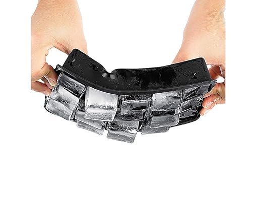 infactory 15-fach JUMBO-Silikon-Eiswürfelform für 0.5 Liter