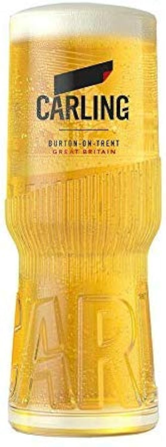 Carling Pint Glass Toughened Embossed and CE Marked