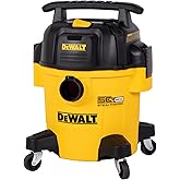 DEWALT 5 Gallon STEALTHSONIC Shop Vacuum Wet and Dry, Powerful Suction & Portable Shop Vac with Attachments, Ultra Quiet Wet 