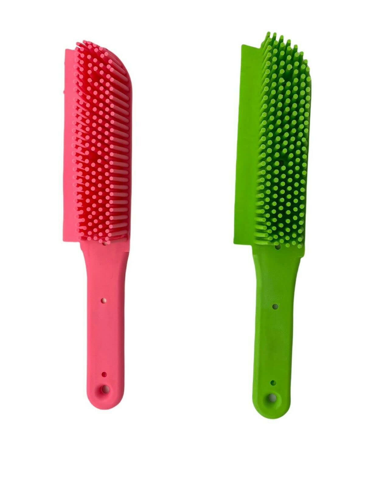 SDMAX Rubber Pet Hair Hand Brush Furniture Floor Carpet Sweeper Pet Store, Portable Hair & Lint Remover, Auto Detailing Brush for Dogs Cats 1pcs (Random Colour Sent)