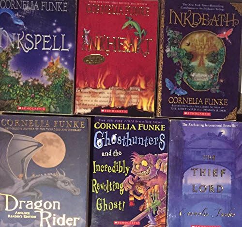 Cornelia Funke Fantasy Collection 5 Book Set Including Inkheart Trilogy