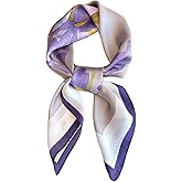 CODCOS 27.5 Inch Silk Feeling Scarf for Women Square Satin Head Scarf Hair Wrap Bandana