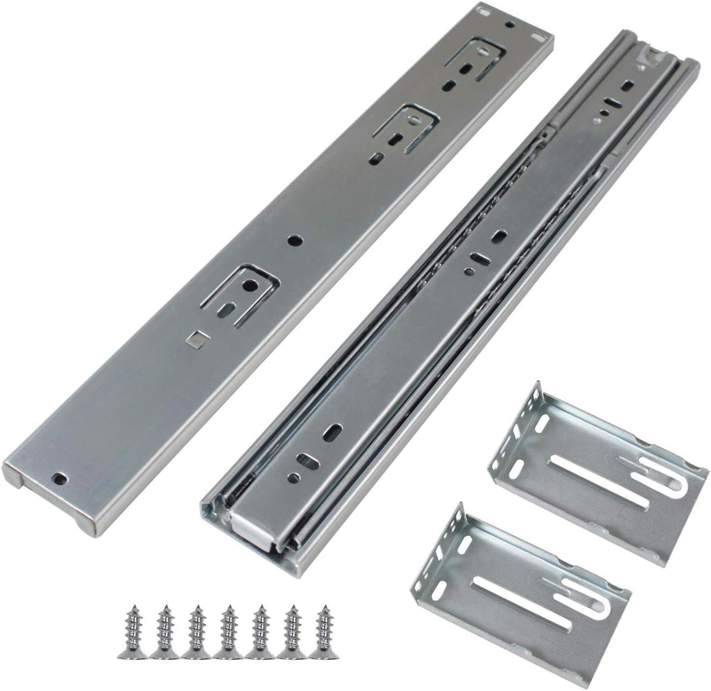 Gobrico Rear Mount Drawer Slides Brackets Full Extension Heavy