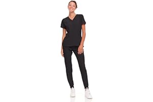 Natural Uniforms Womens Cool Stretch Jogger Scrub Set