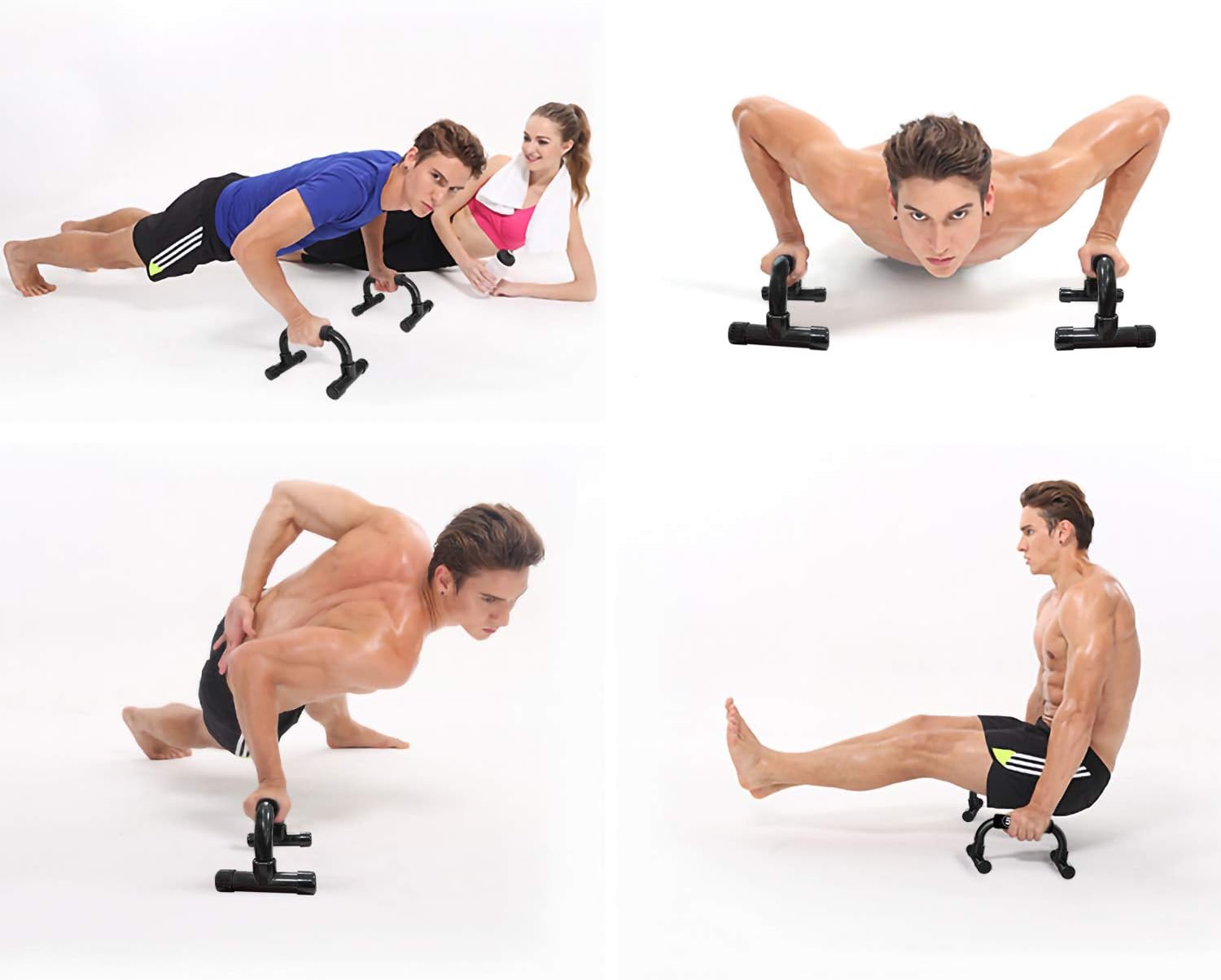 5BILLION Push Up Bars - Workout for Home Gym & Fitness - Great for Muscle Training - Foam Handle : Sports & Outdoors