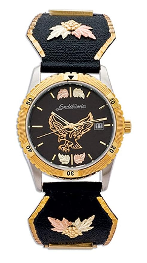 Mens Landstroms Black Hills Gold Eagle Watch G Lm9218m531
