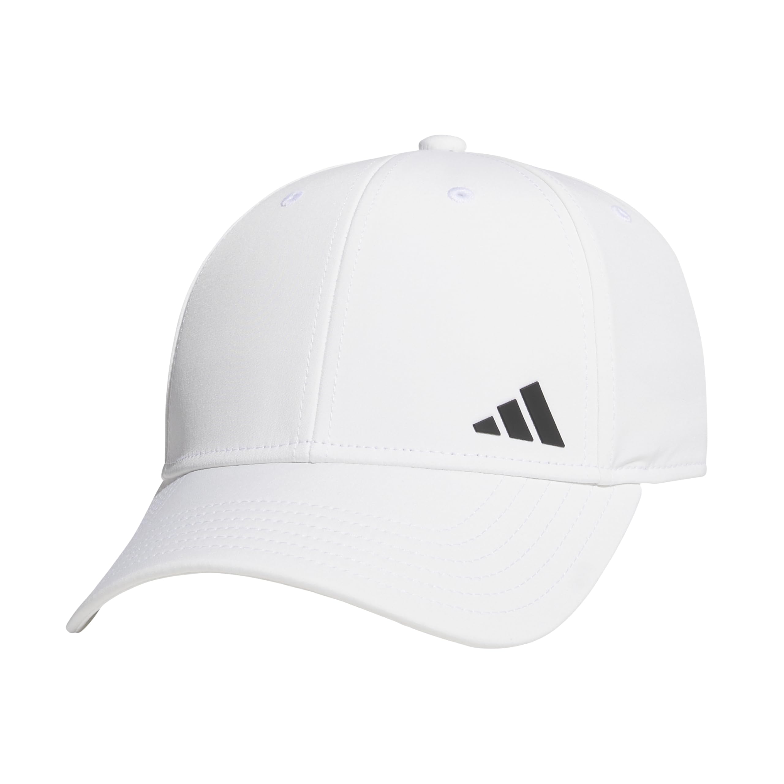 Photo 1 of adidas Women's Backless Ponytail Hat Adjustable Fit Baseball Cap, White/Black/2