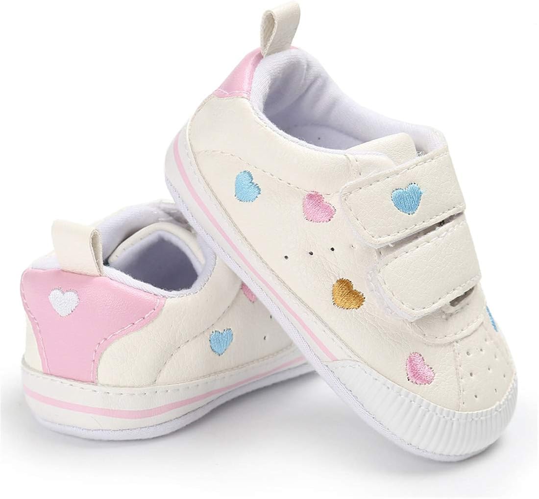  | E-FAK Baby Shoes Boys Girls Infant Sneakers Non-Slip Rubber Sole Toddler Crib First Walker Shoes | Sneakers