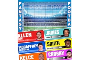 THE FOOTBALL DR Fantasy Football IDP Draft Kit 2024 - Player Labels & Draft Board - Individual Defensive Players Included