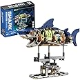 RiceBlock Shark Animal Building Block Set, A Gift for Compatible with Lego Sets for Boys 8-14, Sea Creatures Marine Animal Building Blocks Toys Crossing Ocean Lovers, 687 Pieces