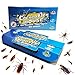 Becase 10 Pack Cockroach Traps Bait, Sticky Paper House Roaches Captured Killer Safely
