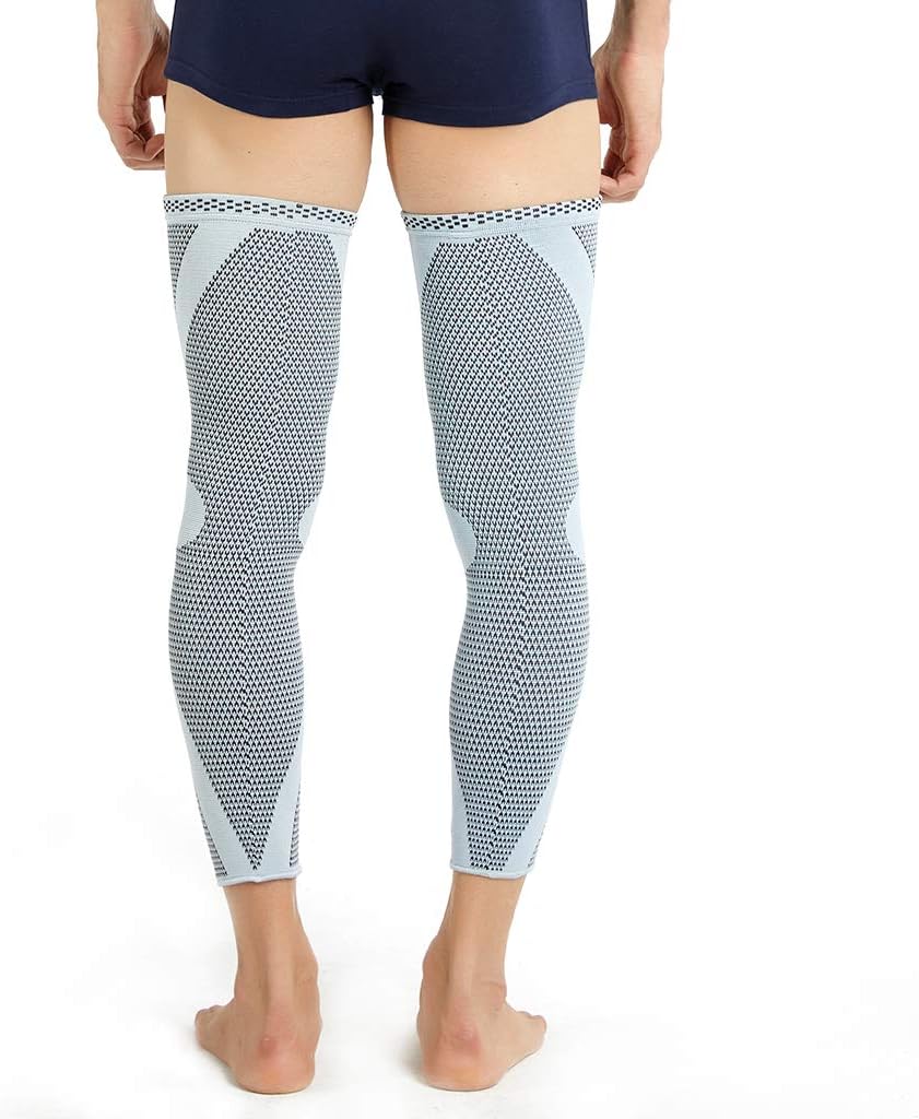Neotech Care Knee & Leg Support Brace - Breathable (Gray Color, Size S, 1 Pair), Grey, S (1 Pair) - Image 5