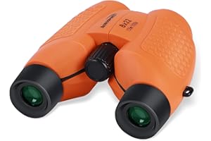Aurosports Small Binoculars 8x22 Orange for Bird Watching Outdoor