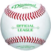 Diamond Sports Baseballs Leather DOL-1 OL Official League (1 Dozen), 9 inch Baseball