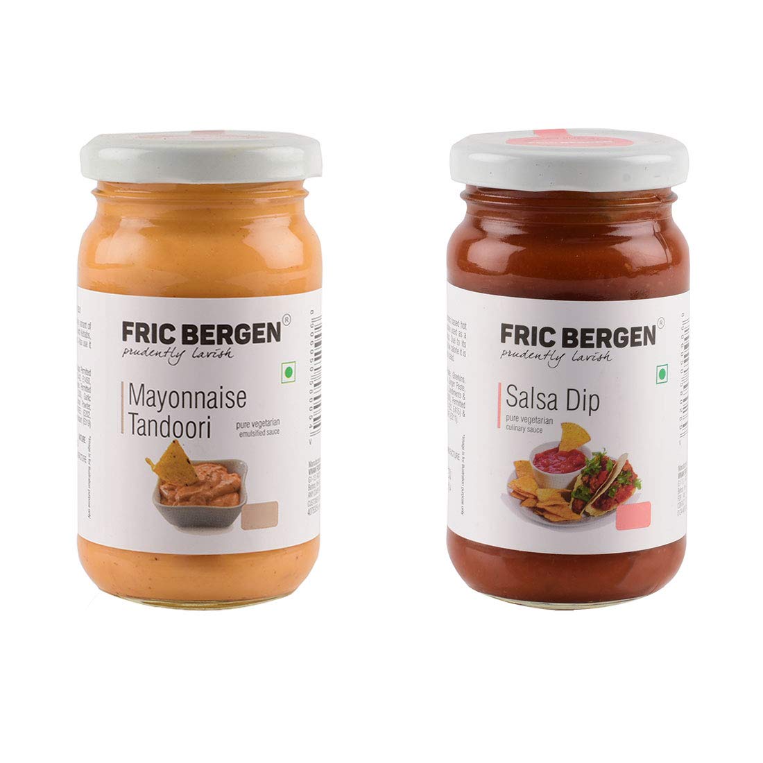 Fric Bergen Mayonnaise Tandoori Sauces and Salsa DipBottle Combo