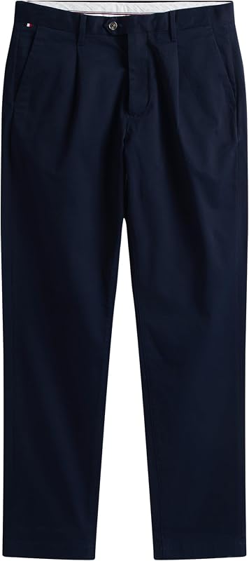 Chino Homme Harlem Satin Relaxed Fit, Bleu (Desert Sky), 34W/31L — photo 6 sur 7