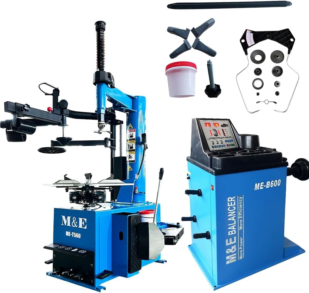 KATOOL ME Tire Changer and Balancer Machine Combo