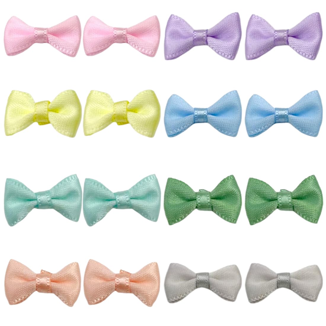 ZYBHMJE 16 Pcs Baby Hair Bows Handmade Fully Lined Baby Girl Bows Anti-Skid Crocodile Hair Cotton Linen Hair Bows for Girls Toddler & Kids Bow Hair Accessories 8 Colors in Pairs（Clip not included）