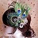 Featured Real Natural Peacock Feathers Bulk 10-12 inches (25-30cm) Great Decorations for Christmas Halloween Home Party Wedding Centerpieces (Natural 10pcs)