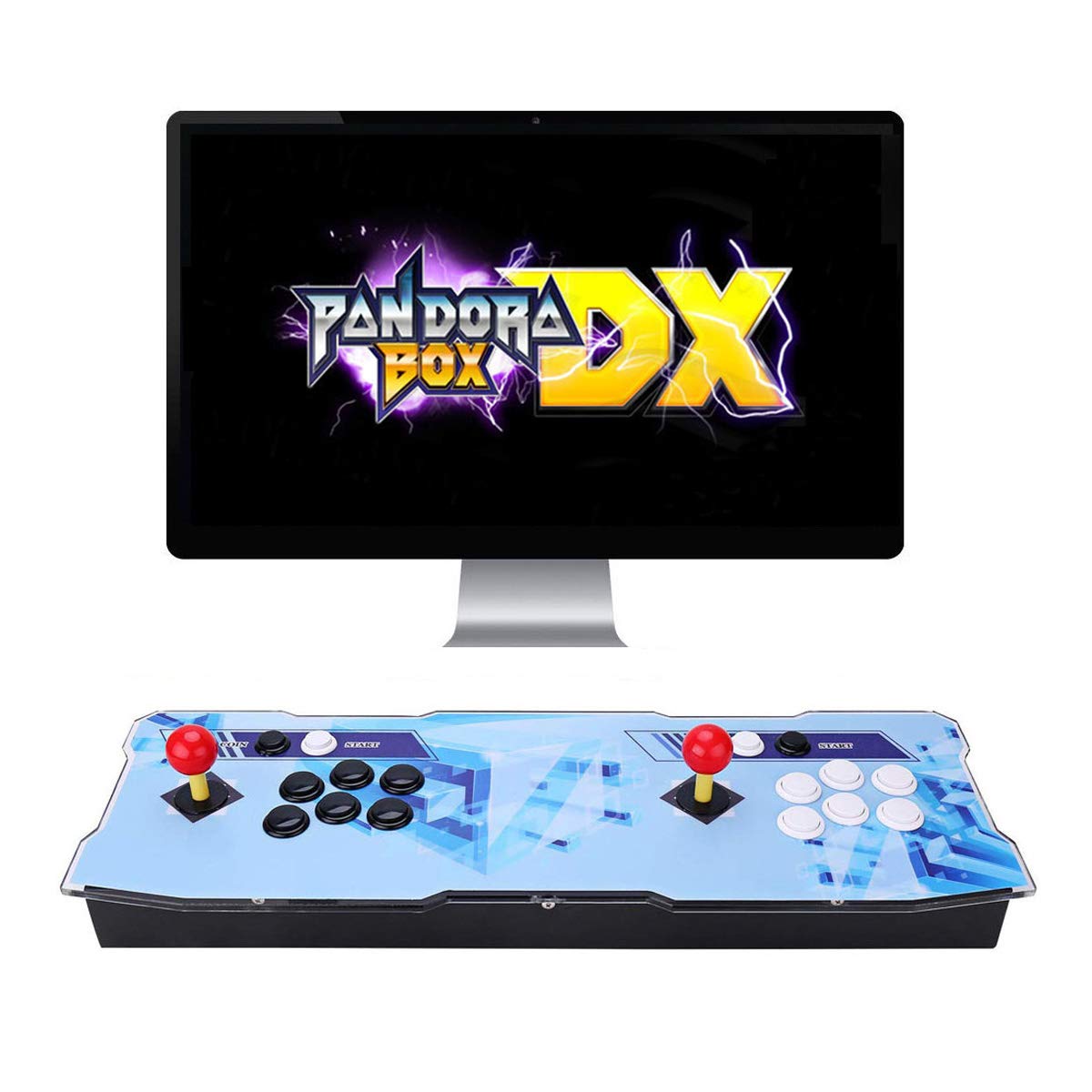 Buy 3A Pandora Box DX Arcade Console - 3000 Games Installed, Support 3D  Games, Search/Save/Hide/Pause Games, 1280x720P, Add More Games, High Score  Record, Favorite List, 3-4 Players Online Game (Blue) Online at