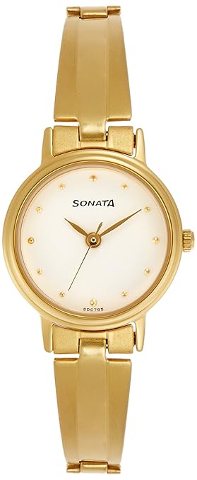 Analog White Dial Women's Watch -8096YM04C