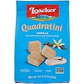 Loacker Quadratini, Vanilla Wafer Cookie, 8.8 Ounce Pack