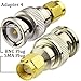 Bingfu BNC to SMA RF Adapter Kit, BNC to SMA Male Female Connector Adapter Converter Kit (4-Pack)