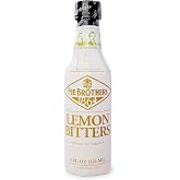 Fee Brothers Lemon Cocktail Bitters, 5 fl oz (150ml) | Aromatic Cocktail Mixer &amp; Concentrated Flavoring, Gluten Free, Vegan-Friendly