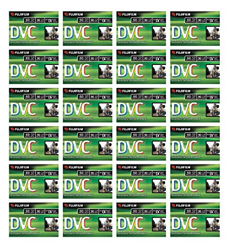 Fuji Mini DV Videocassette Tape Camcorder DVC60 DV60 DVM60 60-Minute DVC (24 Pack)