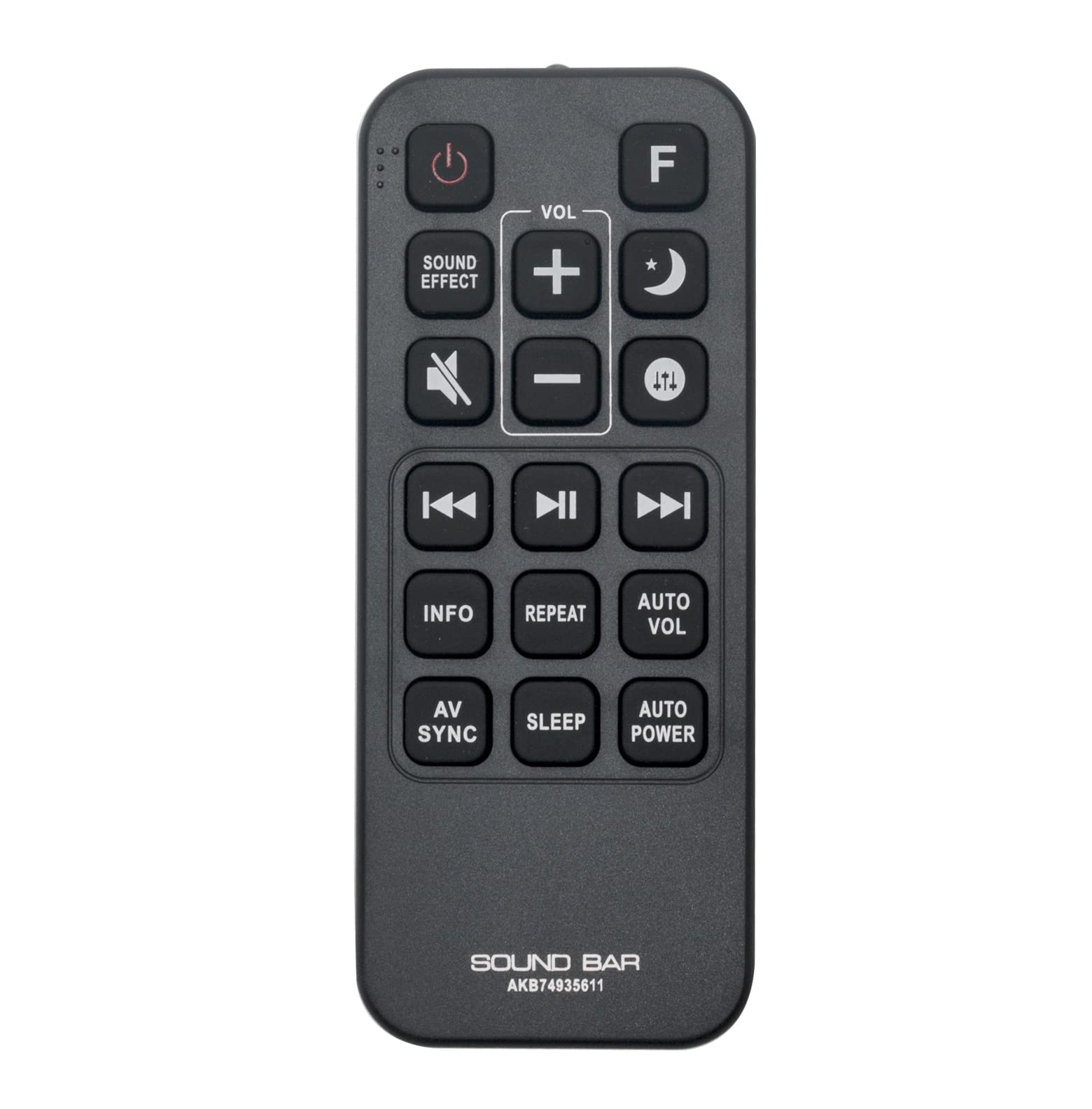AULCMEET AKB74935611 Replacement Remote Control Compatible with LG Home Speaker System Audio Soundbar SPJ5B-W SJ6B SJ9 SJ6 SJ8 SJ9 SJC8