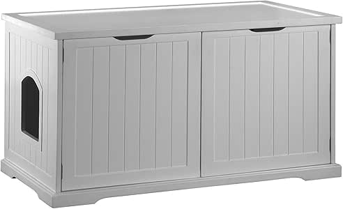 multi cat litter box enclosure