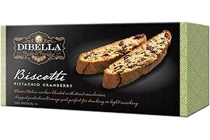 DiBella Artisan Style Italian Biscotti Cookies (Pistachio Cranberry)