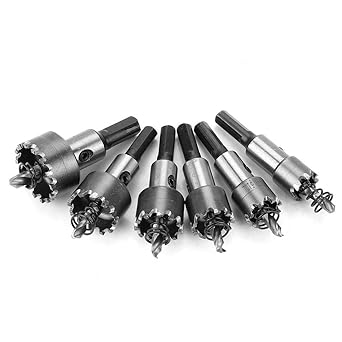 Lot De 6 Forets Pour Scie Cloche A Haute Tranchance 16 Mm 18 Mm 20 Mm 22 Mm 25 Mm 30 Mm Carbure De Tungstene Outils De Coupe Et De Percage Amazon Fr Commerce Industrie Science