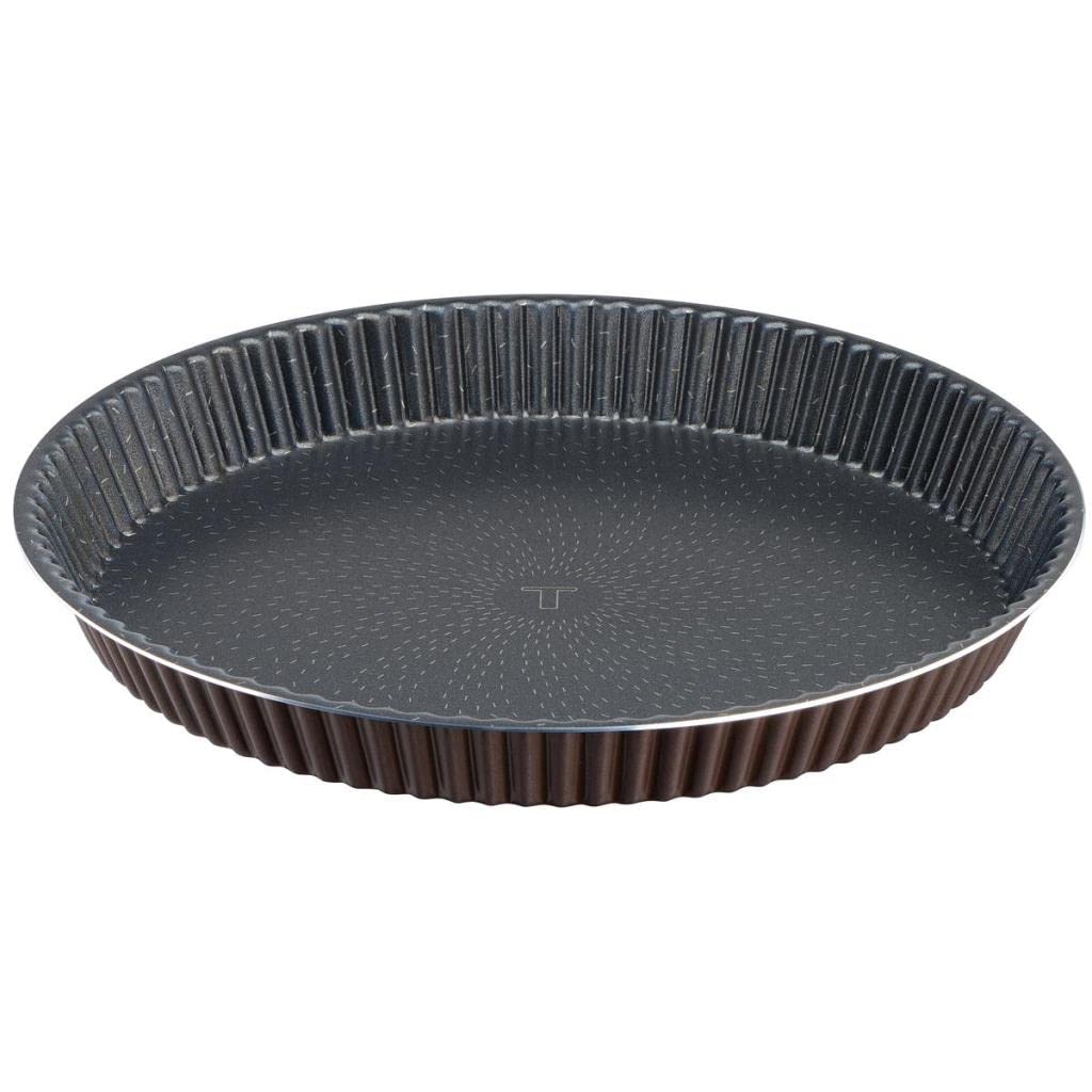 Tefal J1608402 Success Aluminium Tart Mould, Brown - 30cm