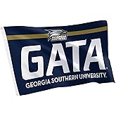 Desert Cactus Georgia Southern University GSU Flag - 3 x 5 Feet Eagles Banner, Indoor/Outdoor Durable Fabric, 100% Polyester Design (Style D)